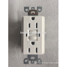 UL943 2015 15A Duplex Interrupteurs Circuit Interrupteurs Duplex - Blanc